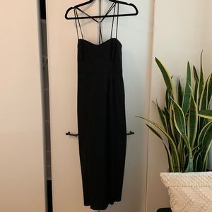 Zara Black Midi Dress